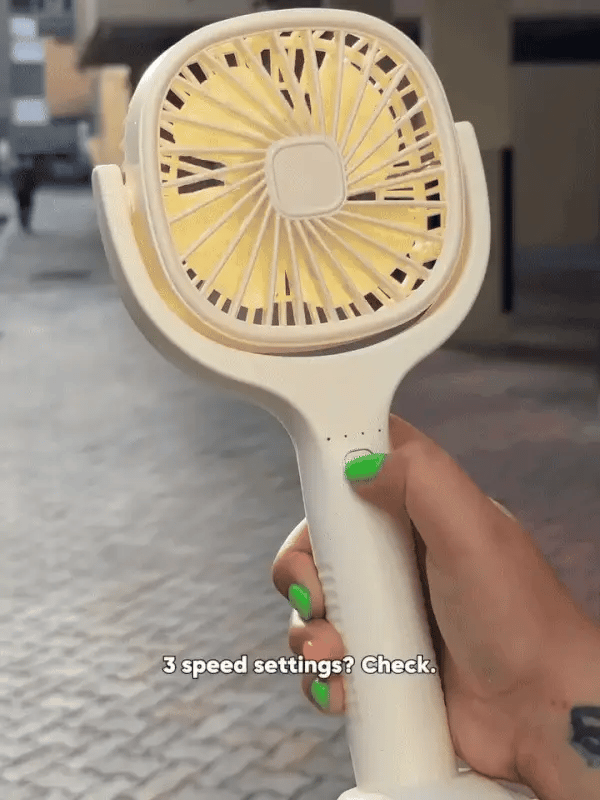 Sanford - Rechargeable Hand Fan