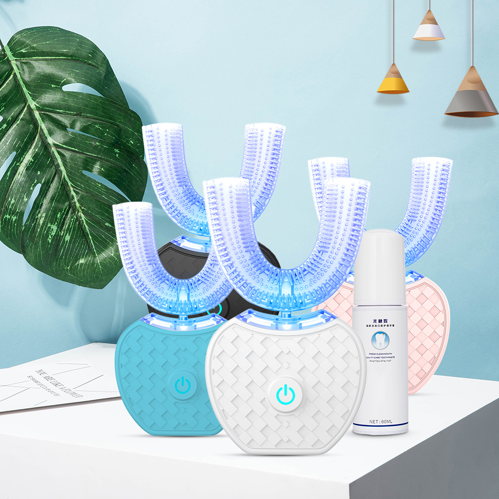 Smart Electric Toothbrush USB Rechargeable U-shaped Tooth